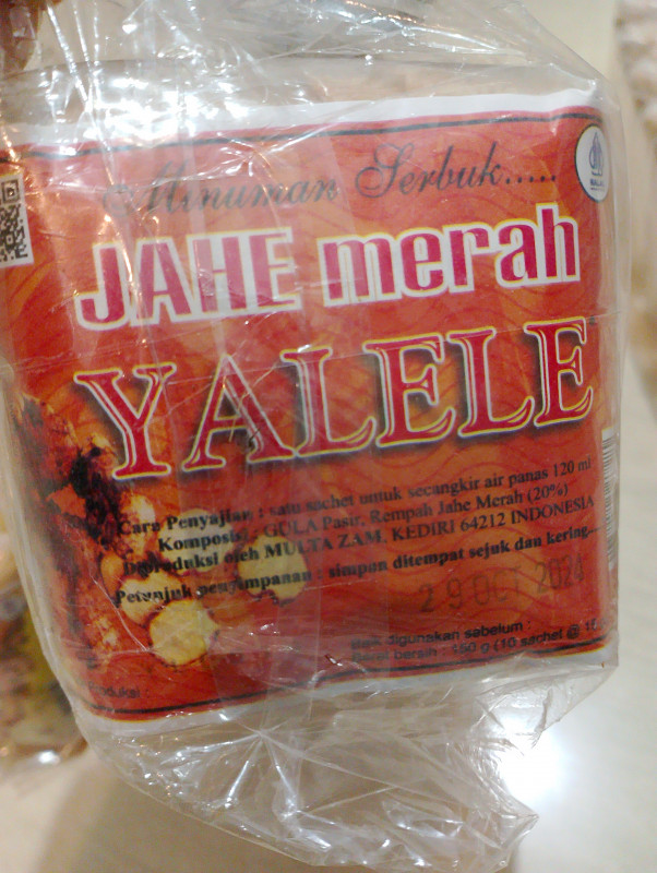 Yalele minuman Jahe merah 150g
