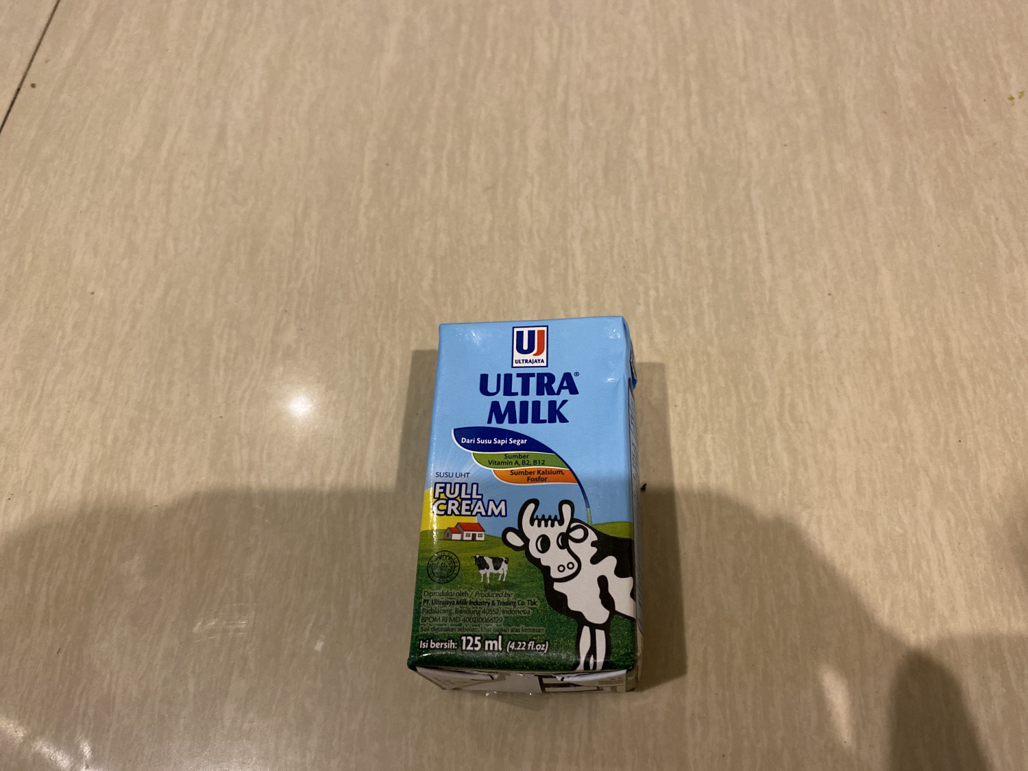 Susu Ultra Milk Full Cream 125ml