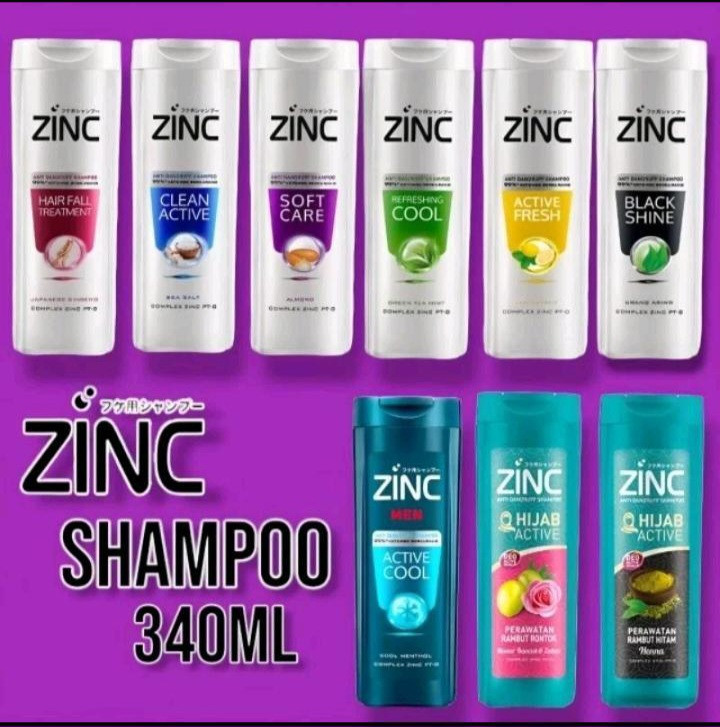 Shampo zinc botol 340 ml